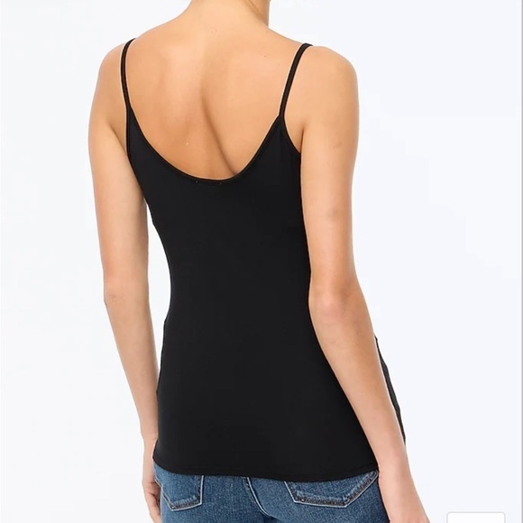 J. Crew Factory Layering cami AP581 Black L - Picture 2 of 6